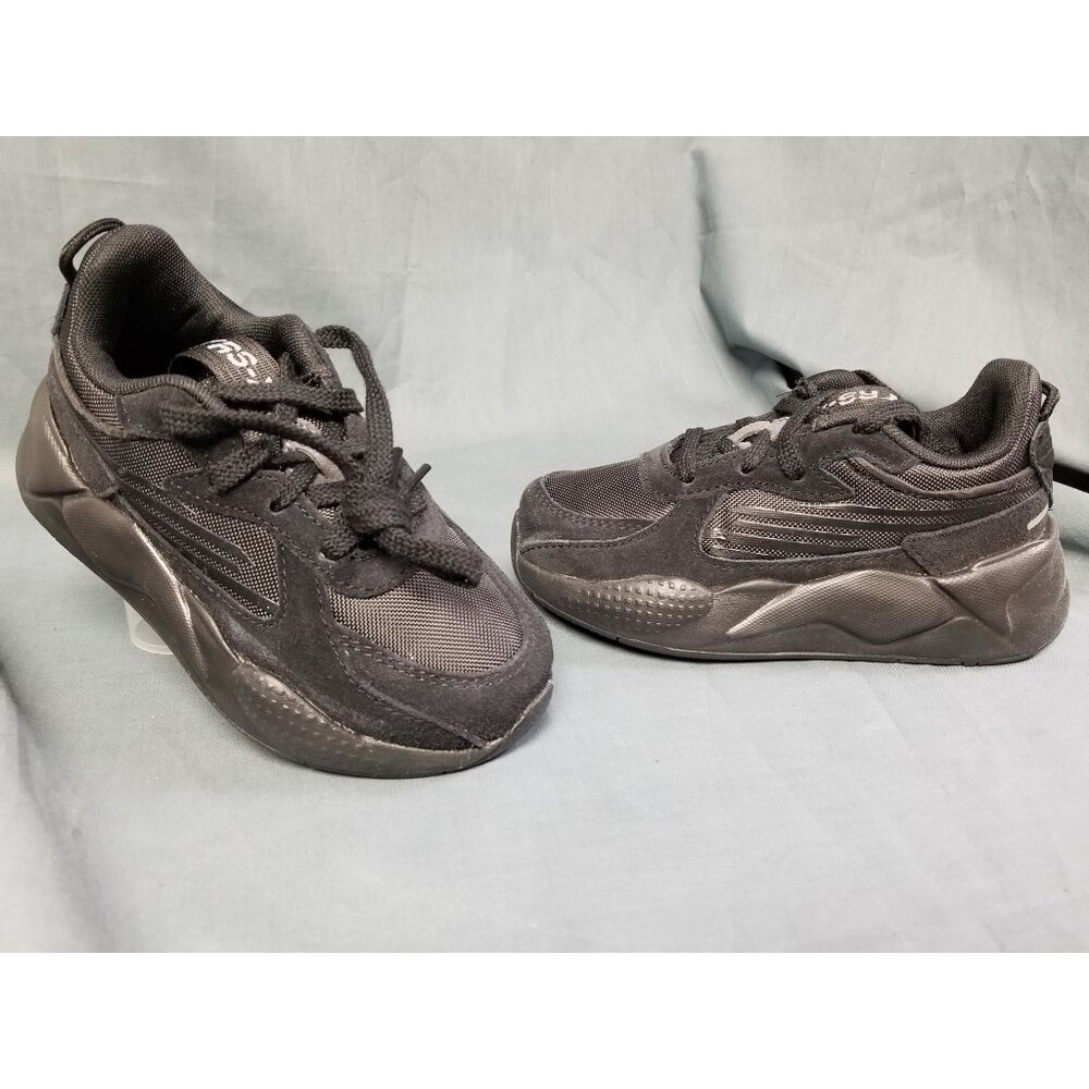 Puma Kids RS-X P.E.B PS Athletic Sneakers Black Size 12c NEW IN BOX!